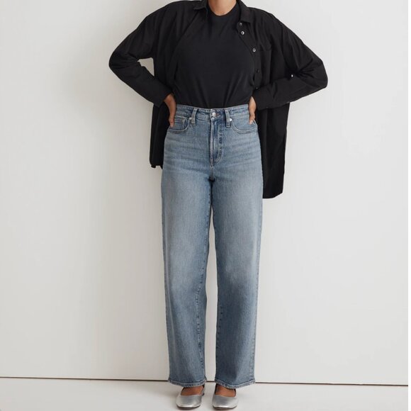 Madewell The Curvy Perfect Vintage Wide-Leg Jean - Picture 1 of 10